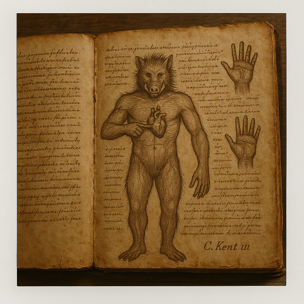 Libro anatómico sobre Rocko